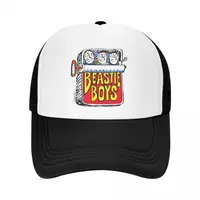 Beastie Boys Sardine Can Trucker Hats Unisex Sport Hats Sun Caps Fishing Hat Adjustable Polyester Mesh Baseball Cap Summer 1