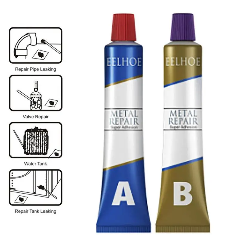 

Прочный клей для роликов из нержавеющей стали, алюминиевый сплав, металлический ремонт, радиатор, резервуар для воды, стойкий к высоким температурам, клей AB