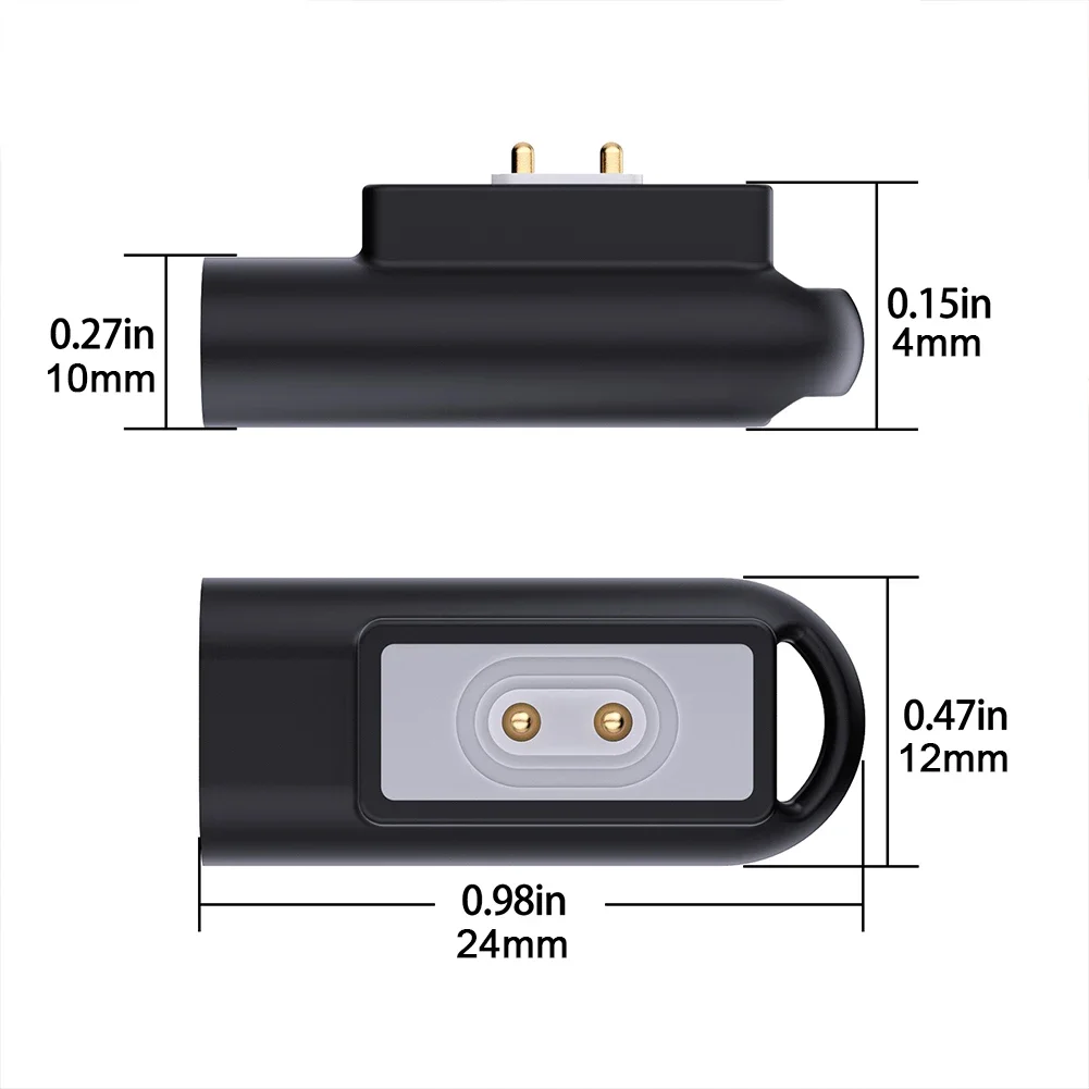 USB-C Female To for Xiaomi Smartwatch Male Adapter 90 Degree Charging Adapter for Xiaomi Mi Band 8 Pro/8 for Redmi Smart Band 2