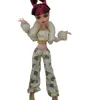 Monstering High Doll Clothes Set Slim 1/6 Doll Personality Doll Clothing Set Handmade Outfit Pants Skirt Blouse Doll Decors 1