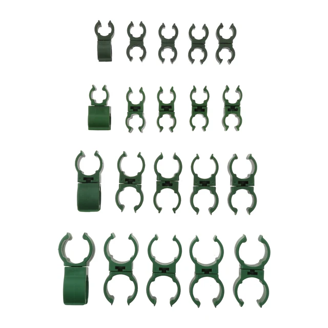 10Db/Set Forgatható Univerzális Kertmászó Rattan Stent Rúd Csatlakozó Tétláncú Üvegházhatású Film Buckle Rögzítő 8/11/16/20 Mm - Image 6