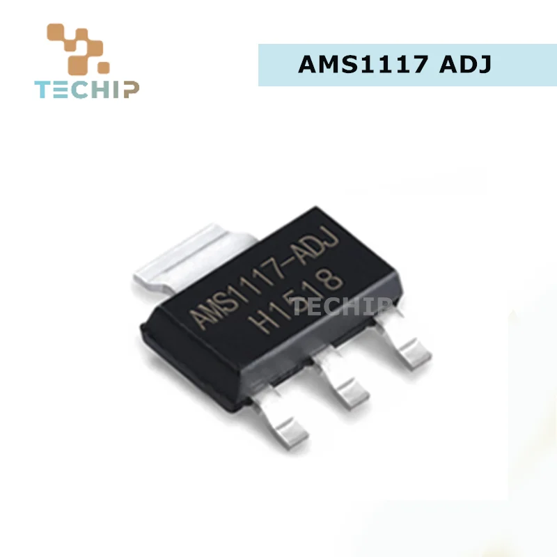 Voltage Regulator Module 50pcs AMS1117 3V3 AMS1117-1.2 AMS1117-1.5 AMS1117-1.8 AMS1117-2.5 AMS1117-3.3 AMS1117-5.0 AMS1117-ADJ SOT223 Voltage Rugulator