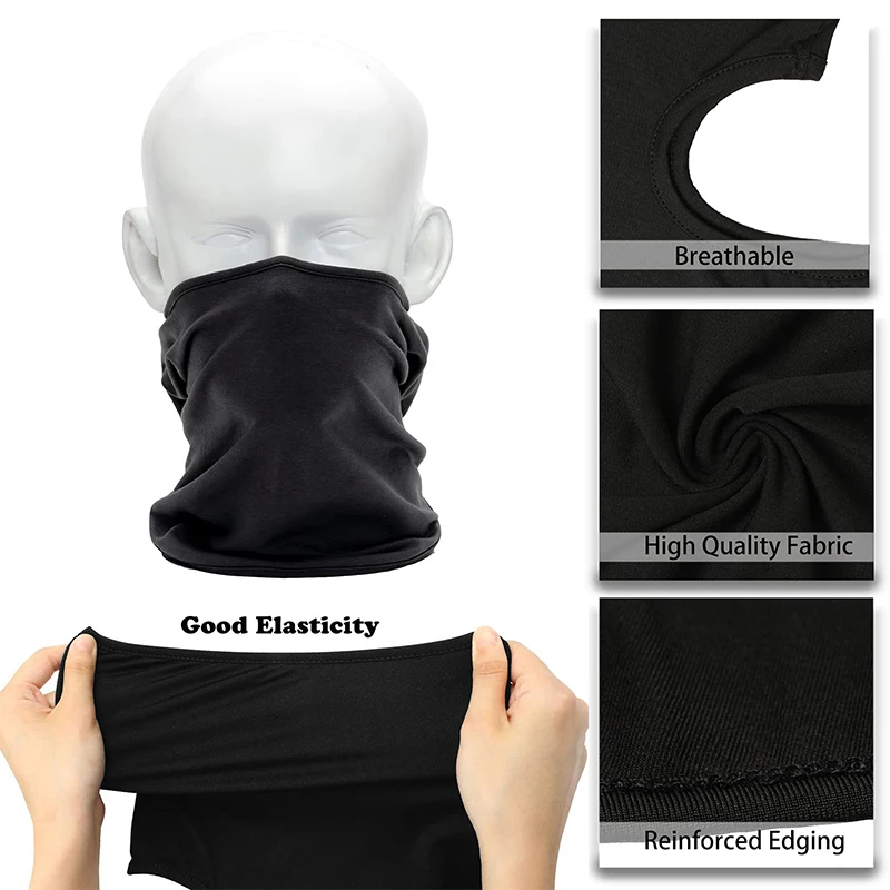 Balaclava Full Face Mask Breathable Motorcycle Winter Warm Full Cover Neck Windproof Dustproof Cycling Caps