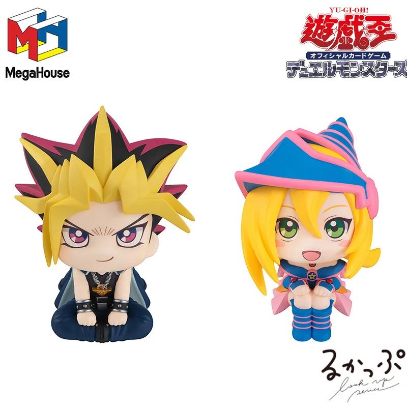 

In Stock MegaHouse Look Up Yu-Gi-Oh! Duel Monsters Mutou Yugi Black Magician Girl 11CM PVC Anime Action Figures Model Toy