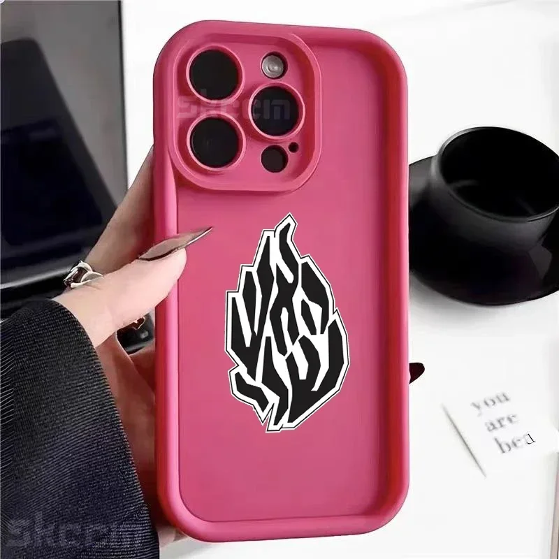 Stylish Black Flame Silicone Shockproof Phone Case