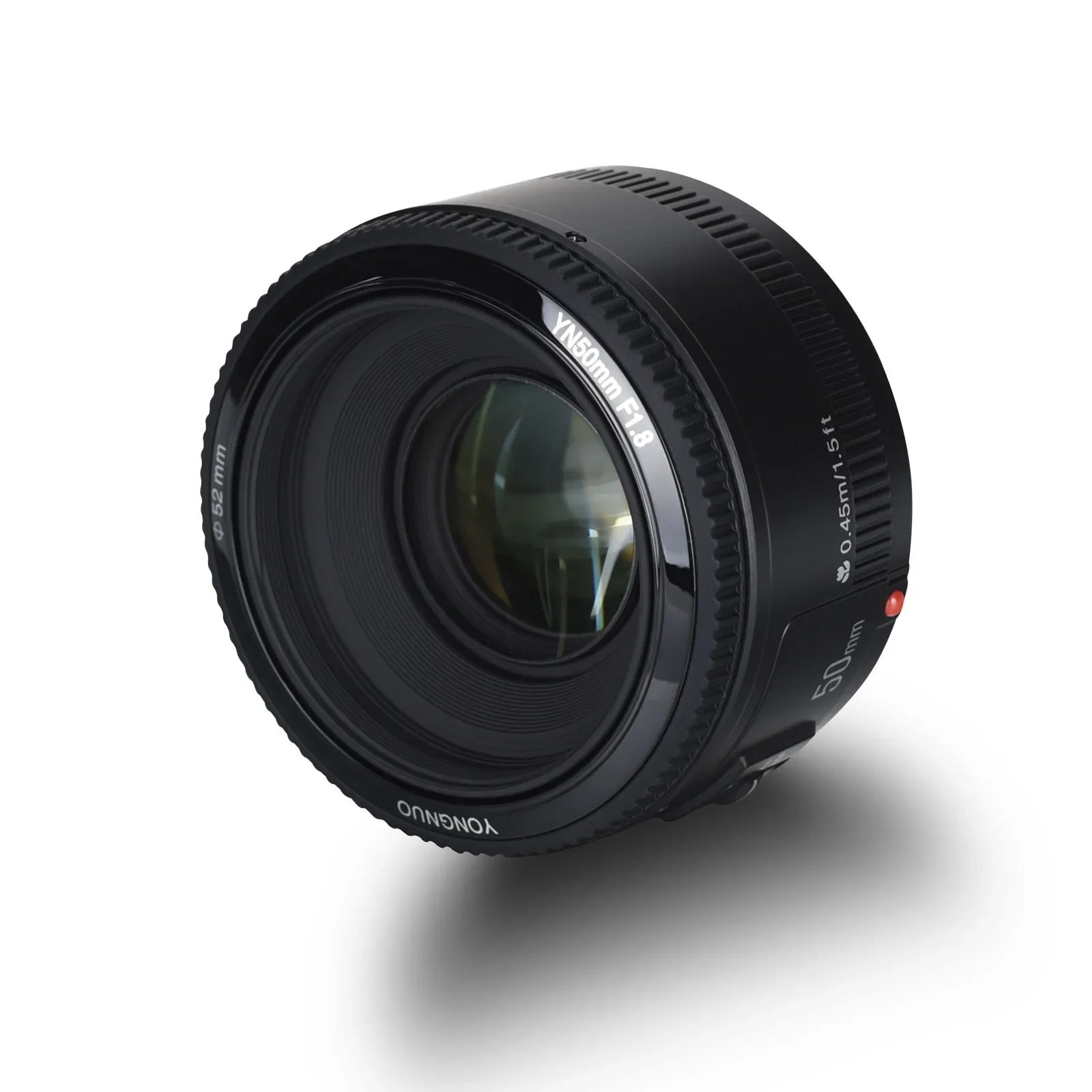 용누오 YN50mm F1.8 대구경 자동 초점 소형 카메라 렌즈, 캐논 EOS 70D 5D3 600D DSLR 카메라용 슈퍼 보케 효과 탑재
