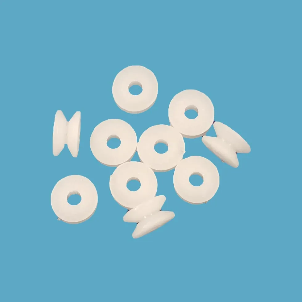 POM Plastic Pulley Diameter 5mm Hole 1.5mm 5-1.5A DIY Toy Model Accessories timing belt pulley,fixed pulley,timing pulley,belt pulley,lifting rope pulley