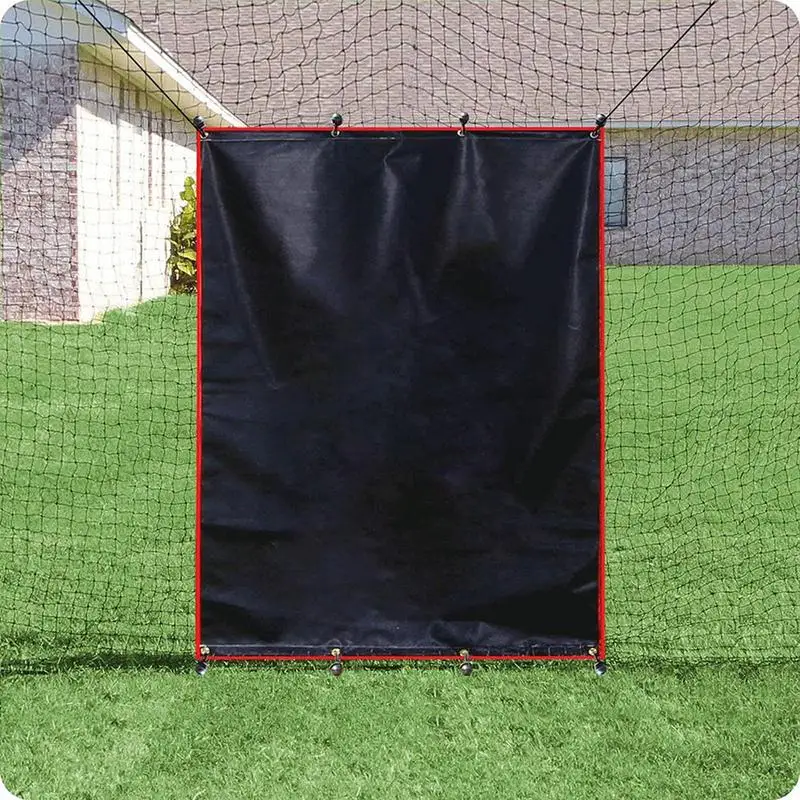 

Training Baseball Pitching Backstop 5.9x4.8ft Batting Cage Target Backdrop Softball Net Saver Baseballs Heavy-Duty Drop Shipping