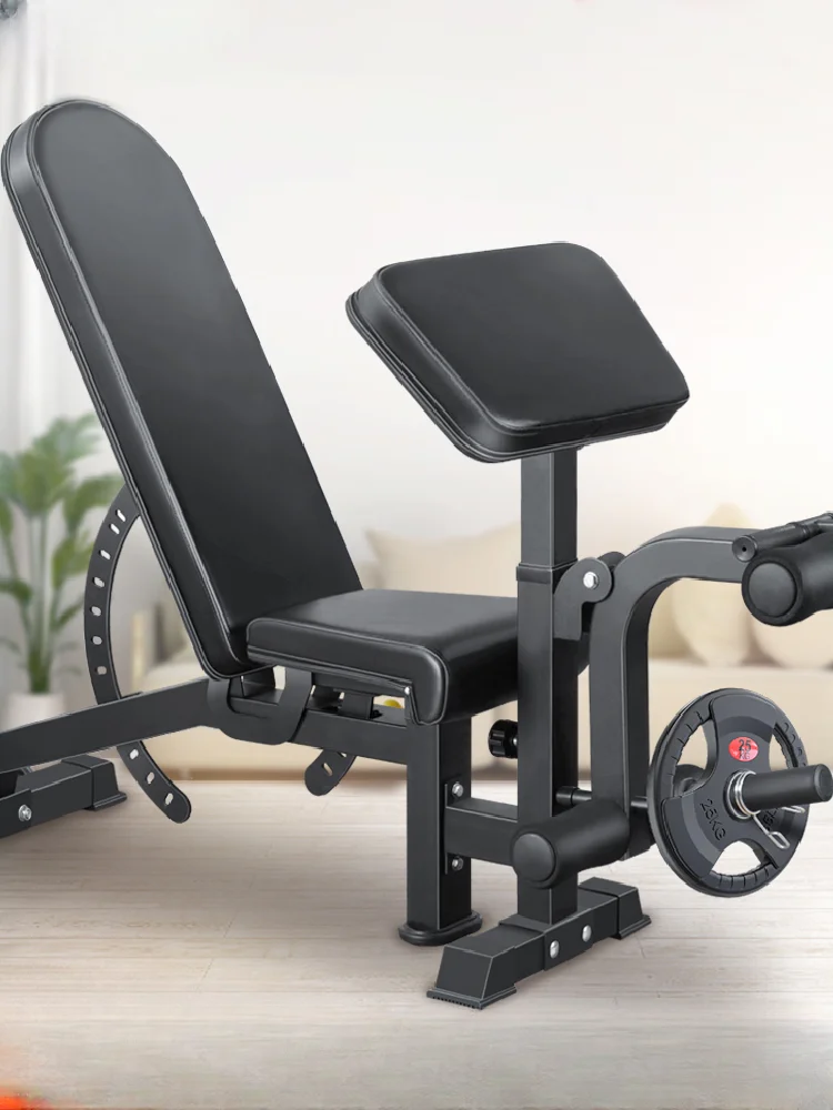 

Dumbbell Bench Home Multifunctional Fitness Equipment Bench Push Fitness Chair Flying Bird Priest Kick Stool Roman Chair