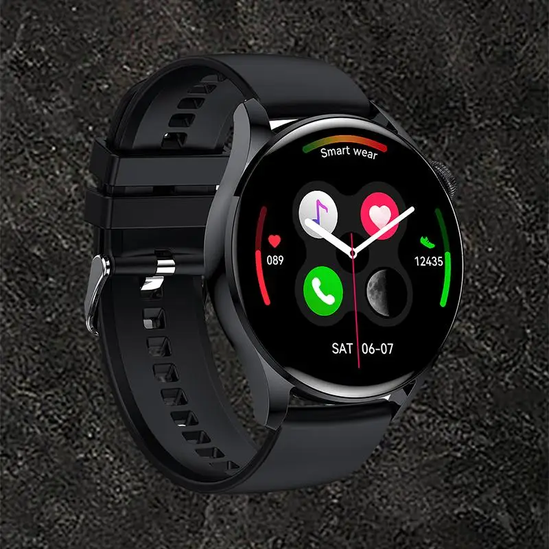 

GT3 Smart Watch with Bluetooth, Heart Rate Monitoring, Blood Pressure Tracking, Ultimate Fitness Companion for Health