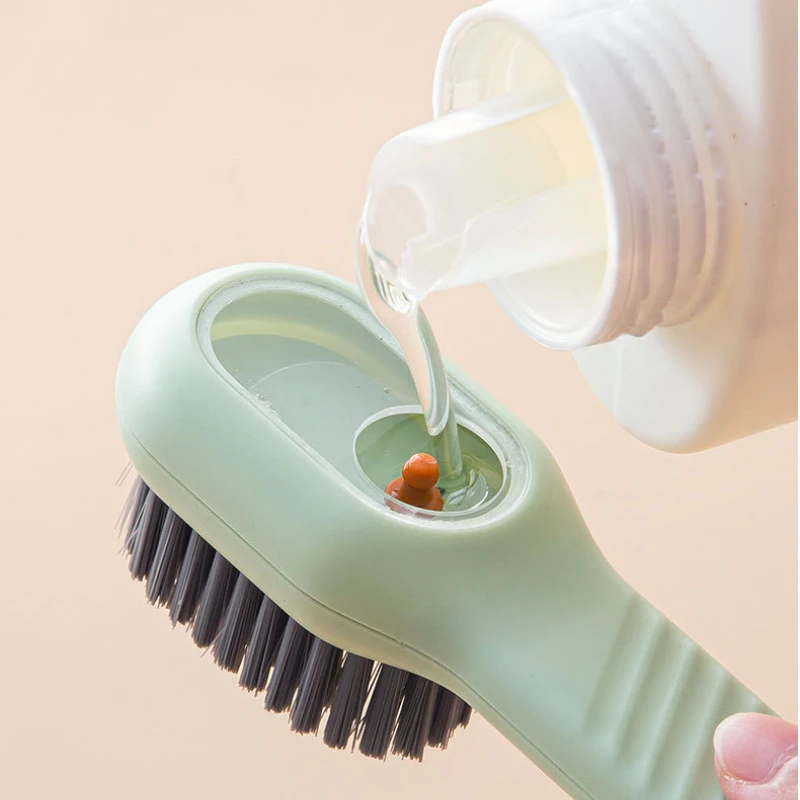 

Multifunctional Cleaning Brush Soft Bristled Liquid Shoe Brush Long Handle Brush Clothes Brush Shoe Clothing Board Brush Tool
