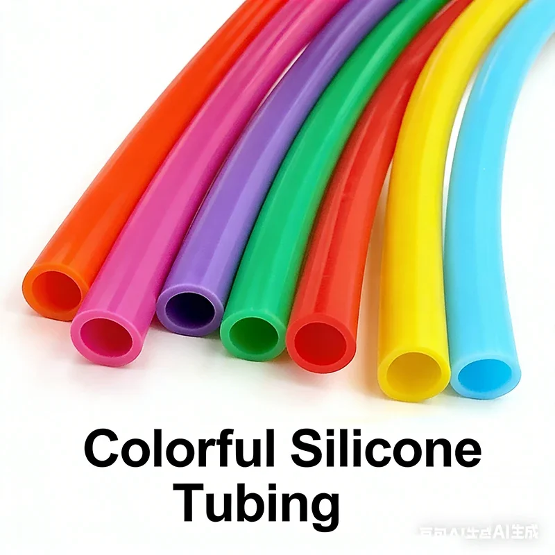 Colorful Flexible Silicone Tubing – Non-Toxic Food Grade Hose for Homebrew, Water, and Air Transfer (1 Meter)
