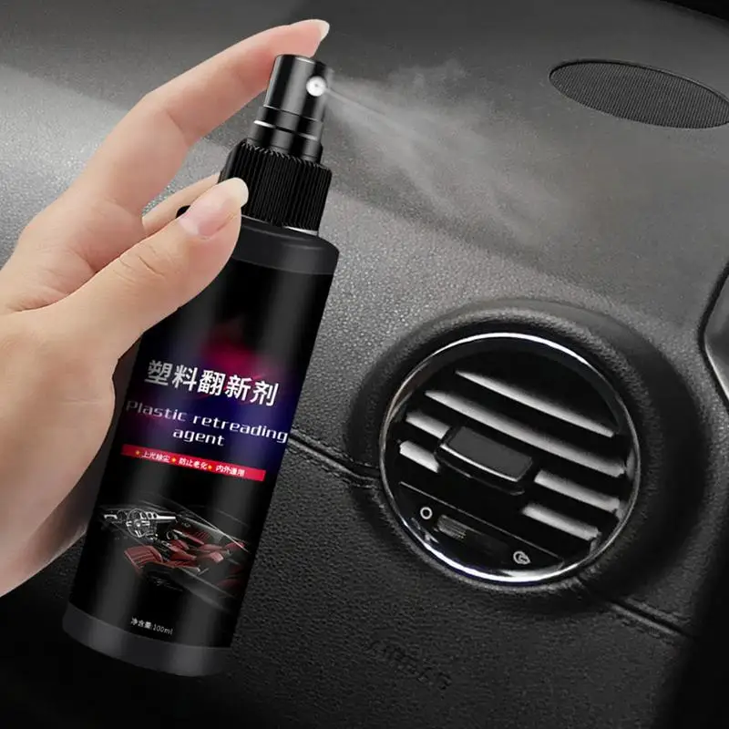 Car Plastics Restore 100ML Revitalizer Plastics Renovator For Car Rubbers Plastics Parts Refurbish Agent