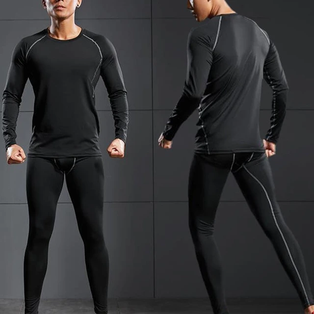 Thermal underwear men compression long Johns warm spring autum inner wear  clothes for tracksuit quick dry underwear sets for men - AliExpress