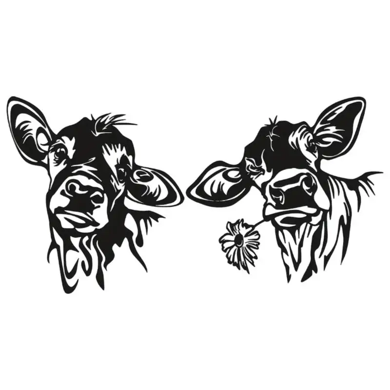 

2pcs Decorative Welcome Sign Metal Cow Sign Decorative Signs Plaques Cow Sign Wall Art Farm Animals Decorative Cow Sign