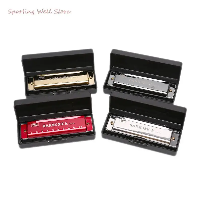 10/16 Gaten Harmonica Mondharmonica Puzzel Muziekinstrument Beginner Onderwijs Spelen Gift Koperen Kern Hars Harmonica diatonic harmonica chromatic harmonica kids harmonica mouth harp