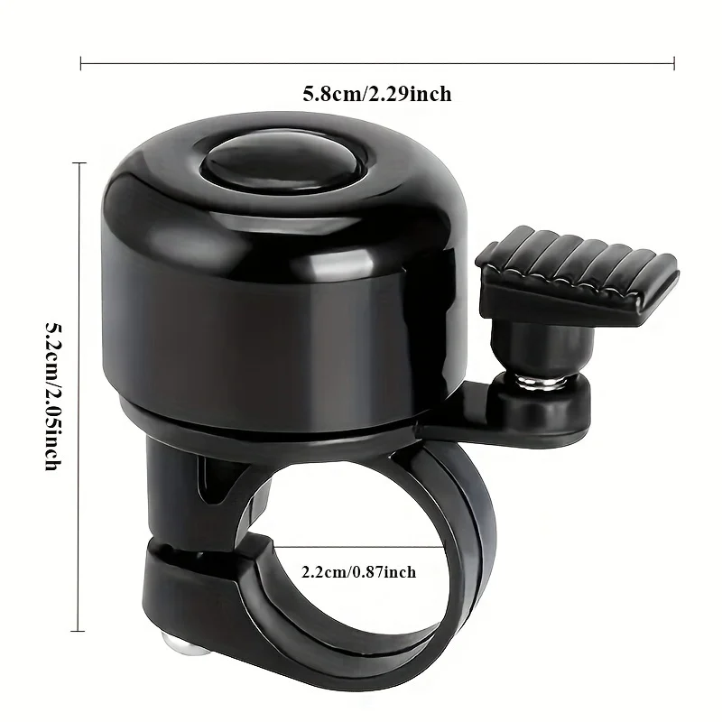 Mountain bike bell aluminum alloy loud safety alarm for cycling