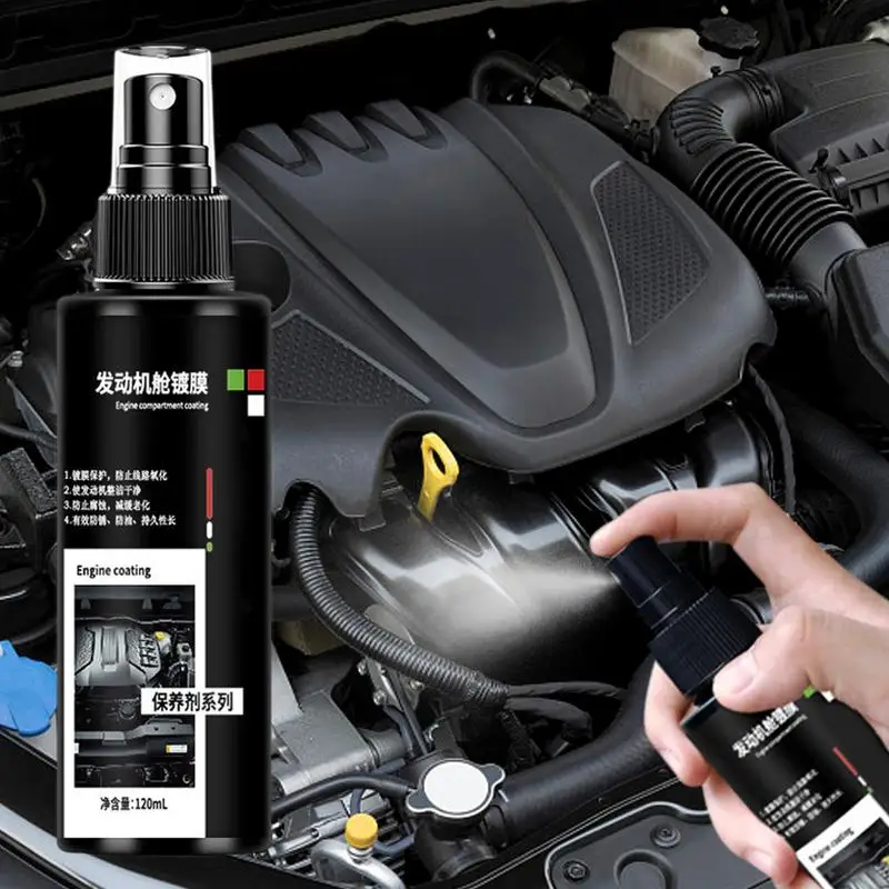 Ceramic Quick 120ml Coating Spray High Gloss Shine Waterproof Nano Liquid Glass Paint Hydrophobic Agent Car Engine Coatng Liquid