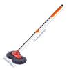 Car Mop Double Brush Head Stretching Handle Car Wash Brush Long Handle Cleaning Mop Windshield Roof Window Cleaning Maintenance 6