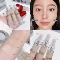 Needle Tube Concealer Liquid Foundation Dark Circles Corrector Nose Contour High Coverage BB Cream Korean Woman  Makeup Cosmetic 1