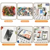 Transparent PVC Hard Plastic Travel Storage Box Waterproof Zipper Pouch for Toys Small Items Organizer Cosmetic Case Makeup Bag 3