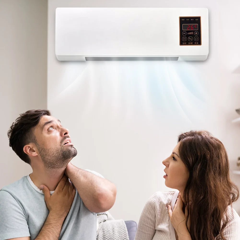 2025 NEW Wall Mount Air Conditioner 2 in 1 Heating Cooling Air Cooler Split Max Airconditioners Remote Control for Home Bedroom