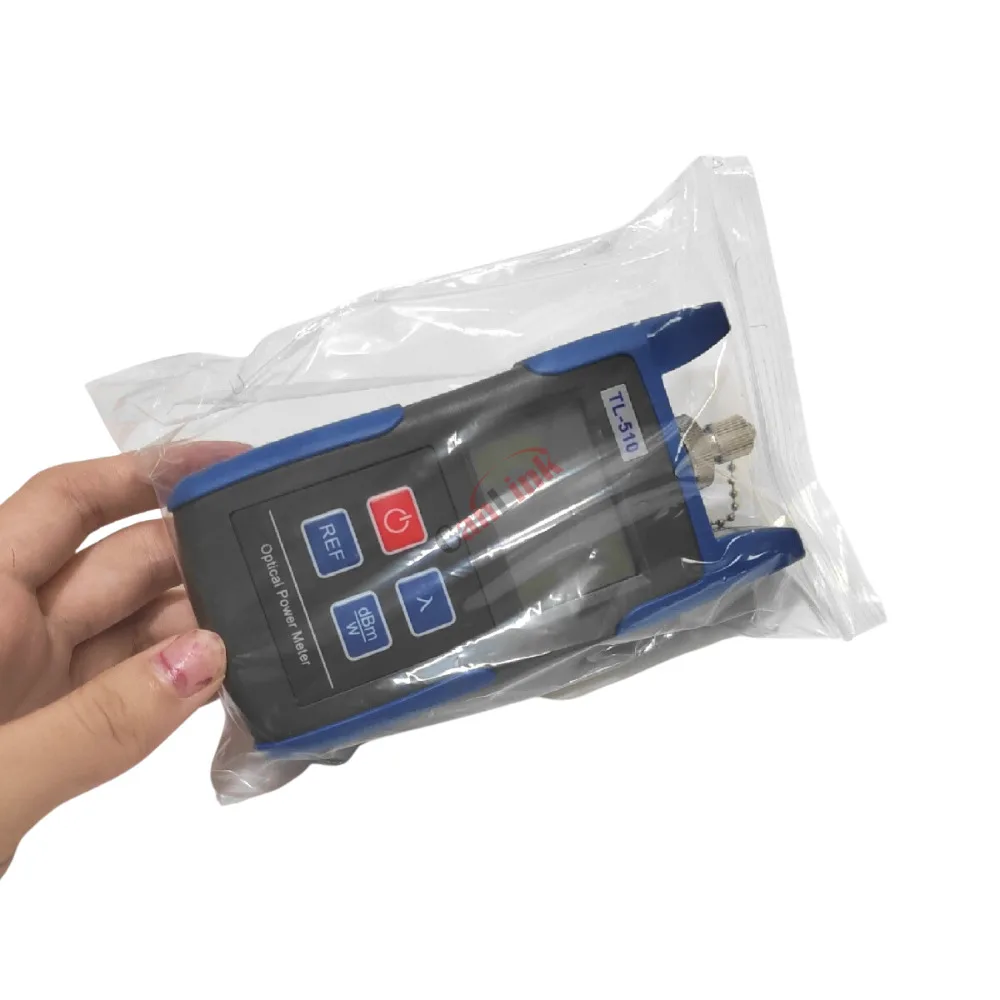 Free Shipping Mini Optical Fiber Power Meter With SC FC Interface Power Meter TL-510 Tester Handheld OPM Optica Fiber Tester
