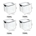 4pcs 700ML
