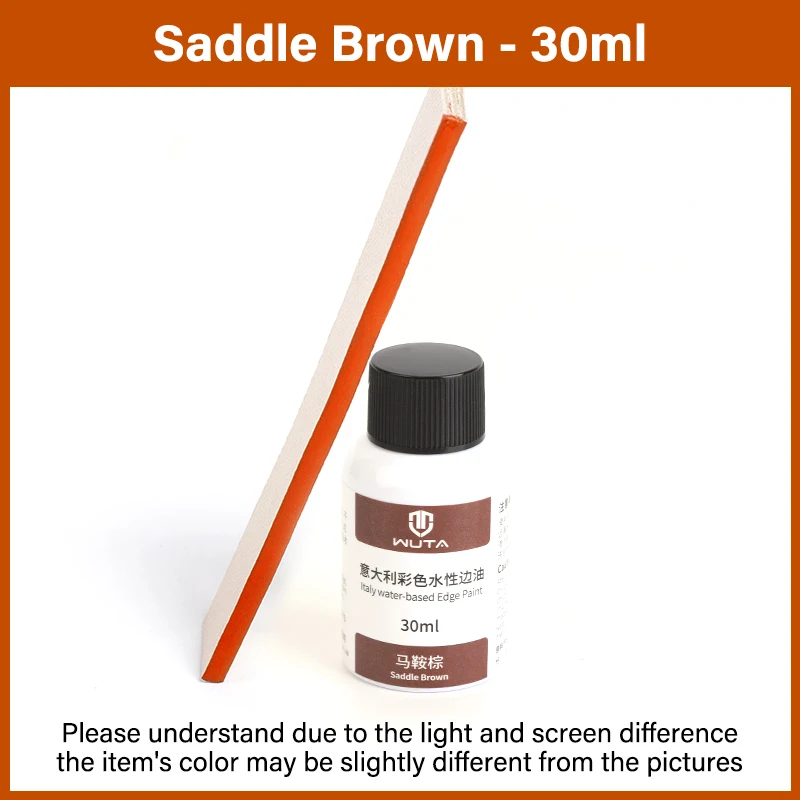 Professional Leather Edge Paint - 30ml | Dye & Finish for DIY Craft & Shoe Projects