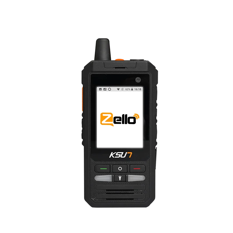 Walkie Talkie Phone Zello APP 4G Network Mobile Radio 100 Miles Long Range Handheld Smartphone WiFi Camera GPS Screen Android