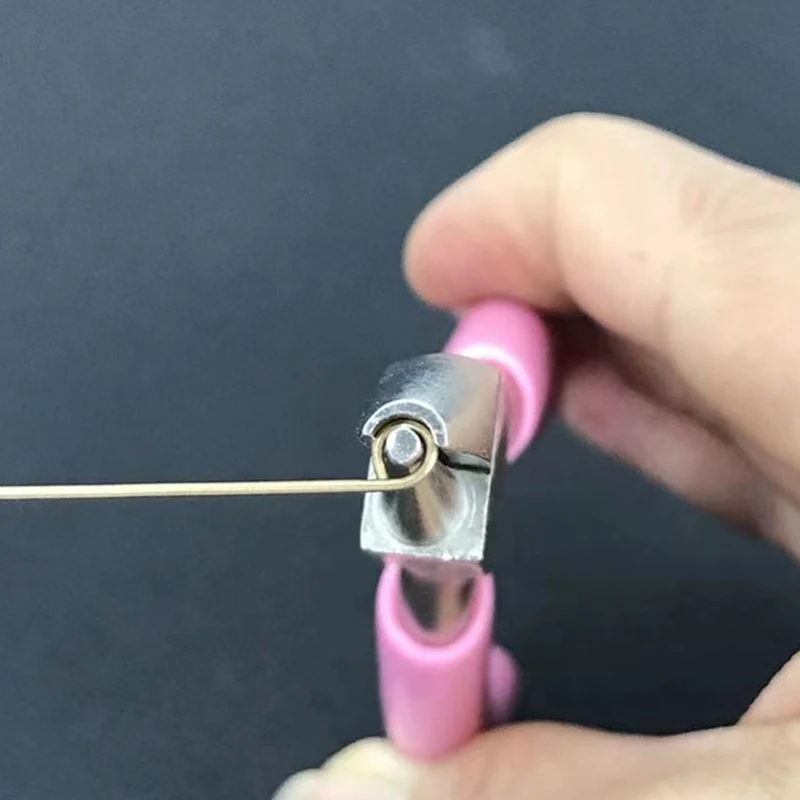 둥근 오목형 펜치, 와이어 루핑 펜치, 정밀 보석 펜치, DIY 보석 제작용 와이어 루핑 펜치
