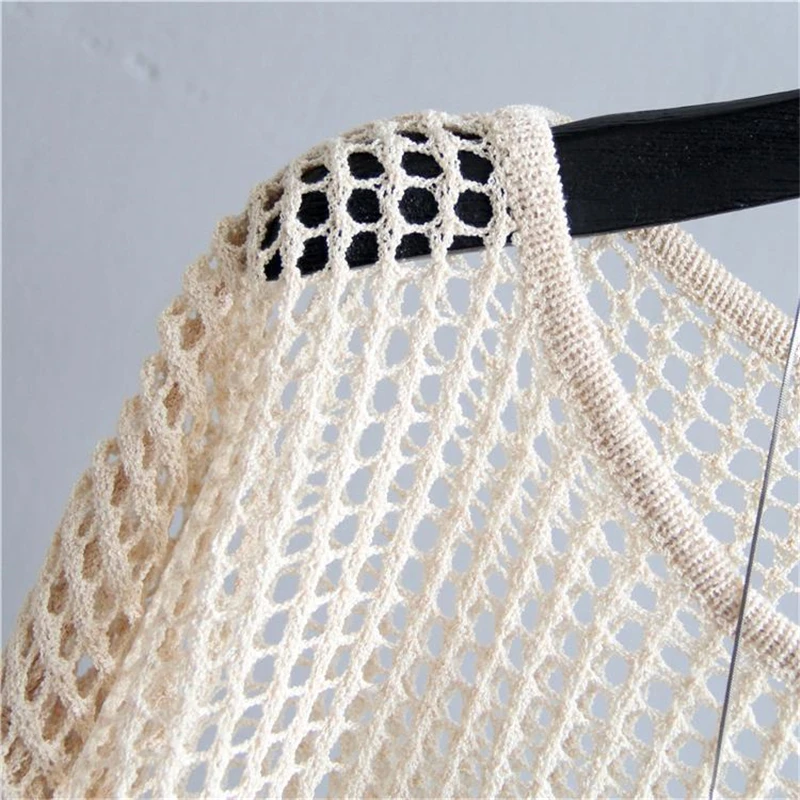 여성용 플러스 사이즈 니트 풀오버, 할로우 아웃 상의, 아이스 실크 니트웨어 스웨터, 자외선 차단 티셔츠, 패션 티, 4xl, 90kg, 여름 신상