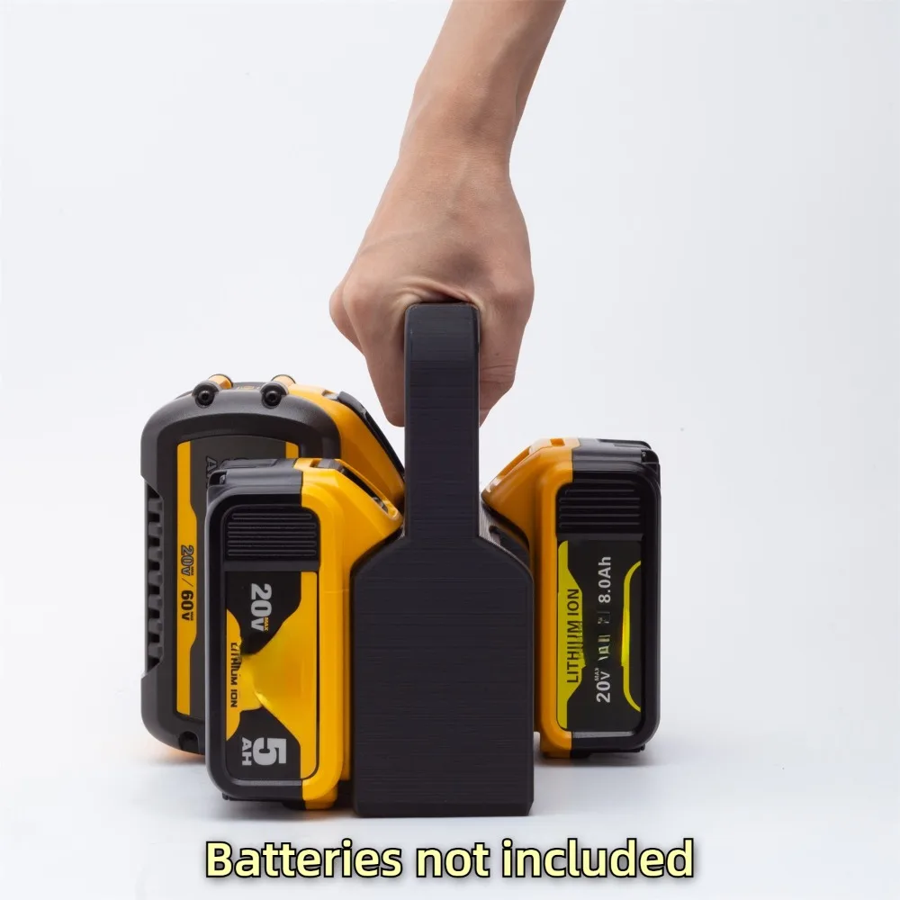 

4x battery portable basket storage bracket for DEWALT With Storage Compartment DCB205 DCB205-2 DCB204 DCB200 DCB203(No Battery)