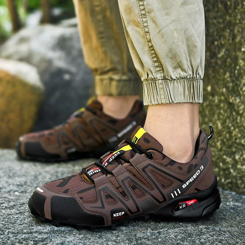 Hiking Shoes For Men Luxury Designer Non-Slip Waterproof Outdoor Sports Walking Shoe High Quality Casual Sneakers Zapatos Hombre 1