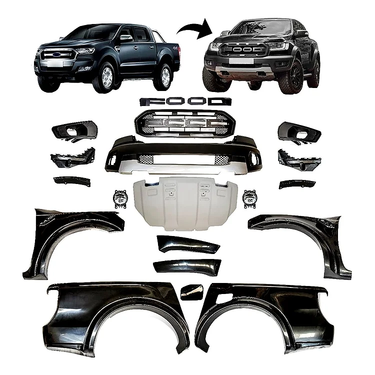 

Car Accessories Raptor Style UPGRADED KIT Conversion Body Kit For Ranger T8 2018-2020