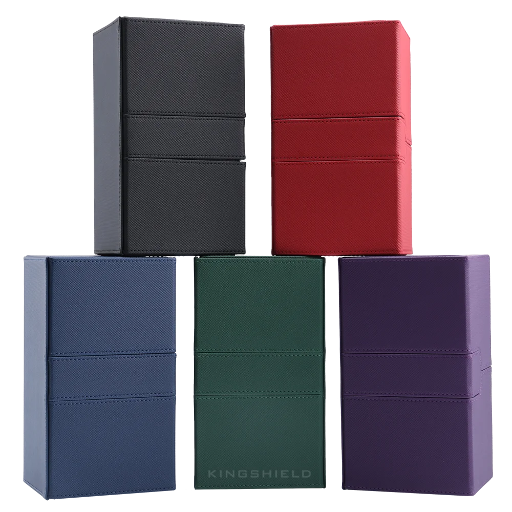 Large Size Magical PKM YGO Deck Box Card Case Deck Holder Board Game Card Box Black, Green, Red