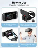 Upgraded VR Headset for Nintendo Switch 2 (2025), Switch 2 Virtual Reality VR Glasses with Adjustable HD Lenses and Comfortable - Image 3