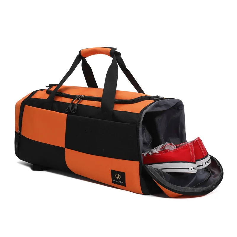 2024 New Large Capacity Travel Women Travel Bags Men Double Shoulder One Shoulder Business Fitness Luggage Bag Female Storage