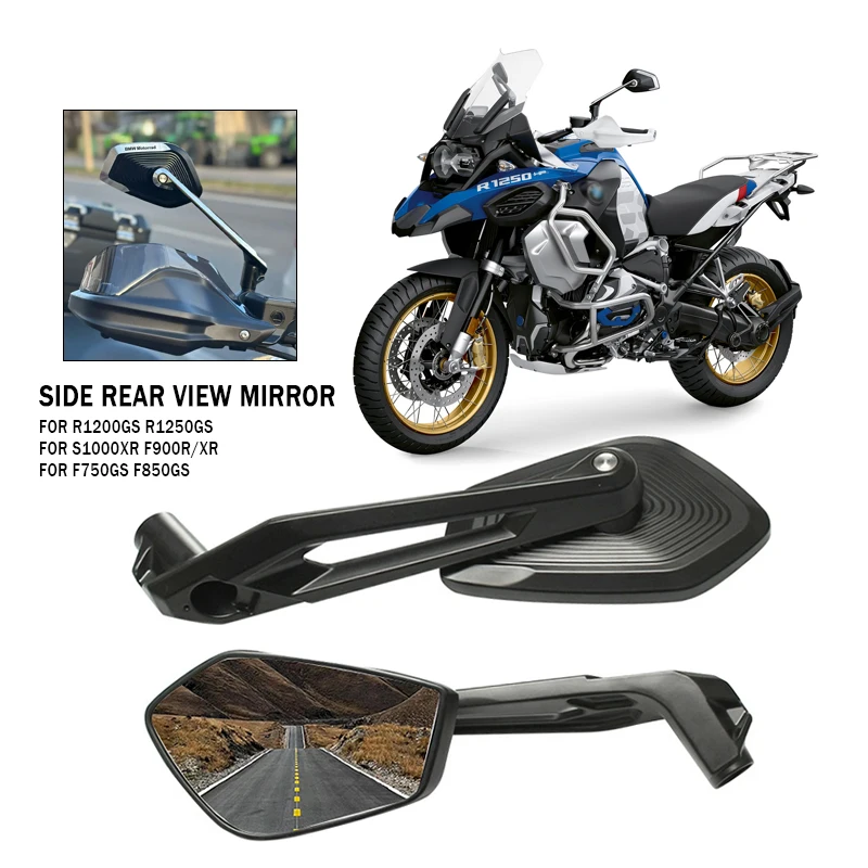 

For BMW R1200GS R1250GS ADV S1000XR F900R F900XR F750GS F850GS R1300GS 2024 Motorcycle Accessories Rear Side View Mirrors