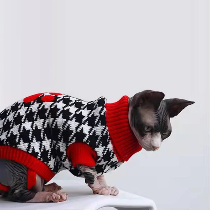 Pet Supplies Dog Clothes Sweater For Winter Cats Medium Small Dogs