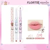 FLORTTE  Cute Animals Lipstick Pen Natural Matte Double Ended Lip Liner Lasting Whitening Waterproof Lip Gloss Cosmetic 1