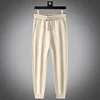 Minglu Spring Autumn Men's Sets High Quality Round Collar Long Sleeve Male Sweatshirt Fashion Elastic Waist Man Pants Tracksuit 5