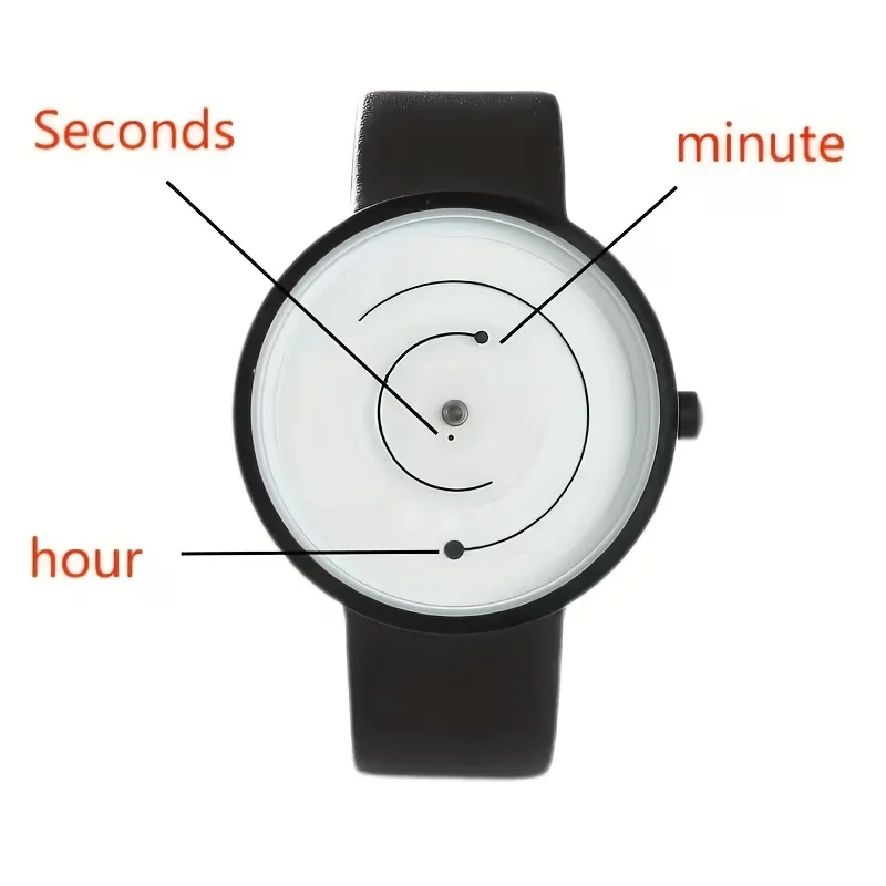 Women's Trendy Wormhole Design No-Hands Wristwatch
