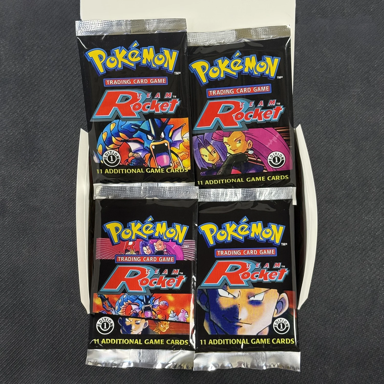 Classic Team Rocket Trading Card Game Collection - 11-Piece Booster Pack Gift Set