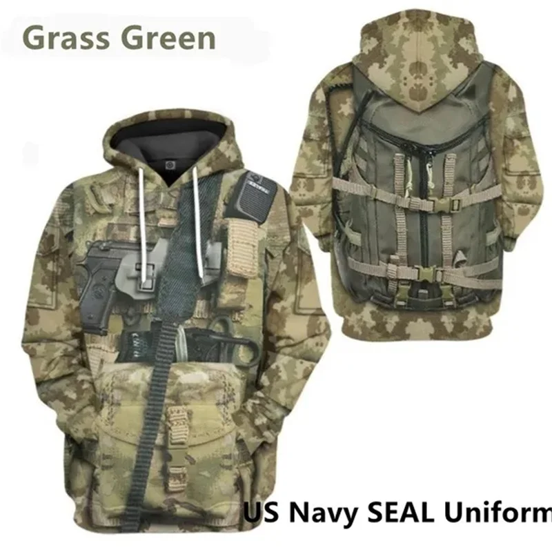 Ww1 Tedesco Solider Uniforme Pullover Con Cappuccio Militare Cosplay Felpa Con Cappuccio Da Uomo 3D British Flag Print Felpe Uk National Emblem Tops