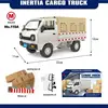 Simulation remote control car Suzuki Wuling micro card box truck Liuzhou car charging truck truck children's toy gift 2