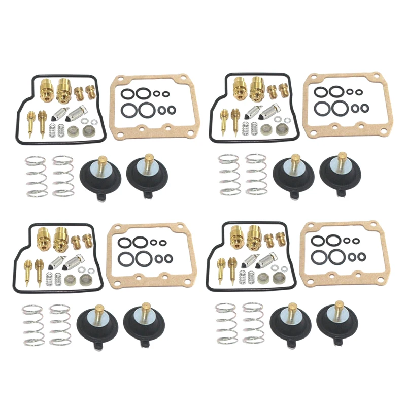 

4 Sets Motorcycle Carburetor Maintenance Jet Repair Kits Air Cut Off Valve Fit for Suzuki VS800GL VZ800 VS1400 2004 2003-1997