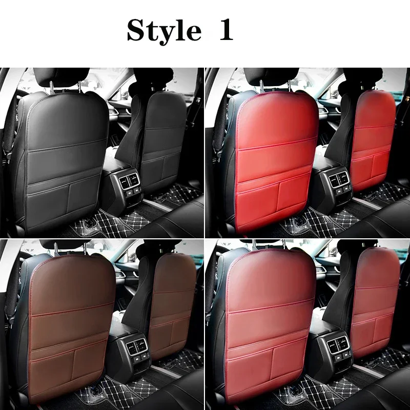 Car Anti-kick Mat Children's Back Seat Protective Mat Anti-dirty Storage Protective Rear Anti-kick Pad Interior Accessorie