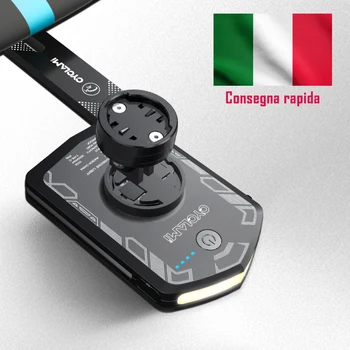 CYCLAMI RVL01 Faro per Bicicletta, Luce Anteriore da Ciclismo 5000mAh con Ricarica Type-C, Compatibile con Garmin XOSS IGPSPORT COOSPO GEOID
