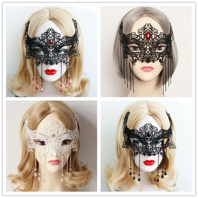 Masquerade Mask for Women Metal Mask Shiny Rhinestone Venetian Party  Evening Prom Ball Mask Bar Costumes Accessory